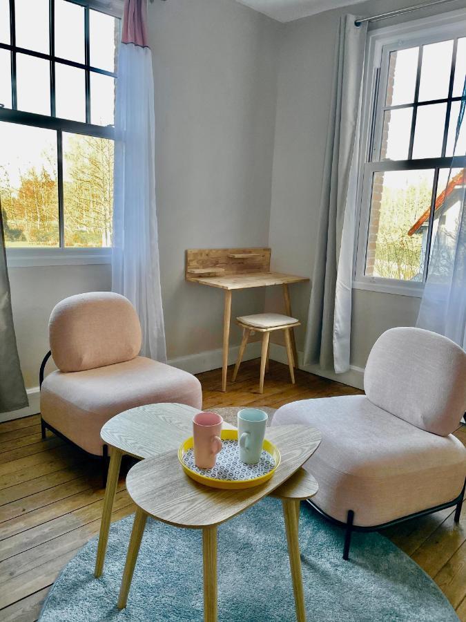 Aux Jolies Sources Bed & Breakfast Saint-Aubin-sur-Scie Exterior foto